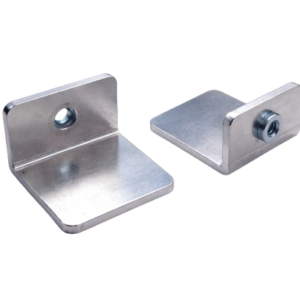 ALUMINUM BUS BAR (30+20)X30X2 WITH CLINCH NUT G-1060